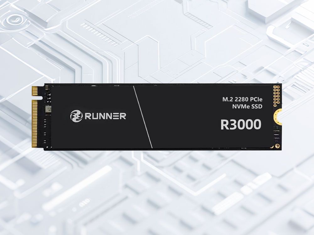 RUNNER R3000 M.2 PCIe Gen3×4 2280 NVMe固态硬盘-