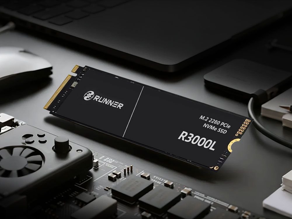 RUNNER R3000L M.2 PCIe Gen3x4 2280 NVMe高速固态硬盘-
